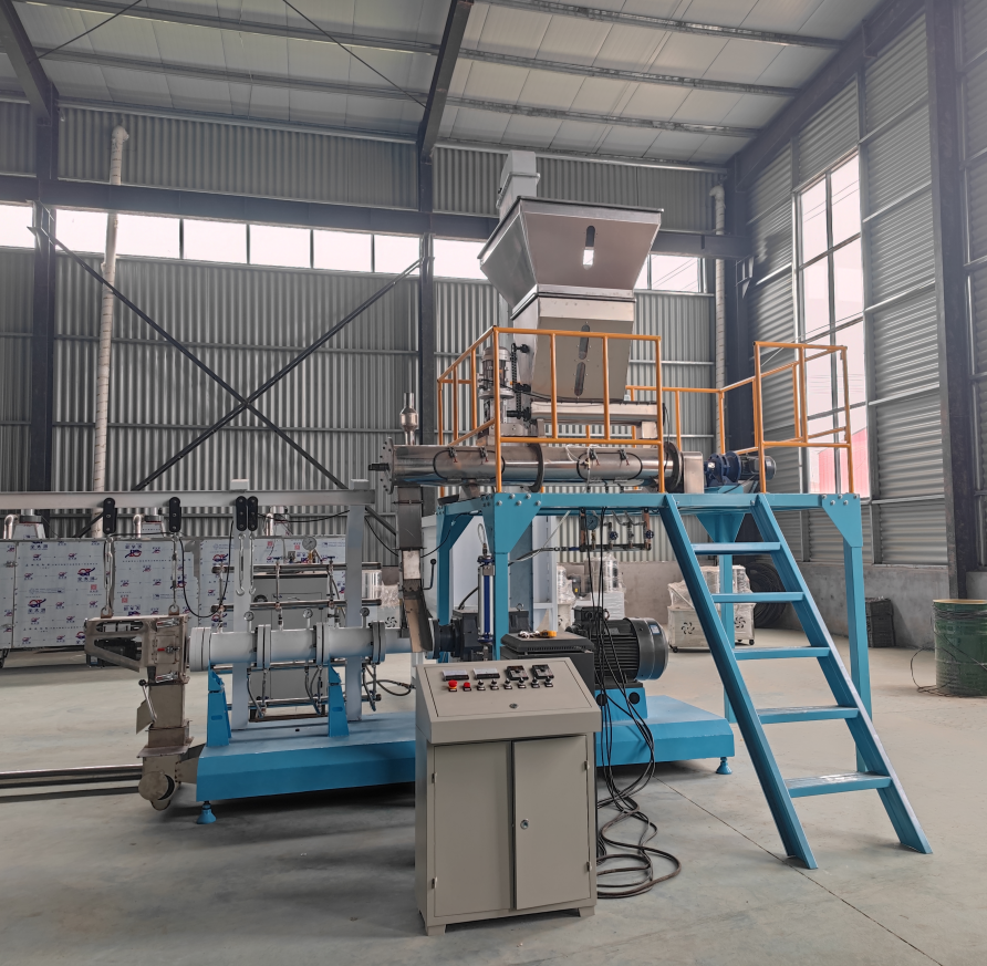 Automatic 150Kg/H Pet Food Shrimp floating fish pet feed extruder food making machine animal feed dog food extruder