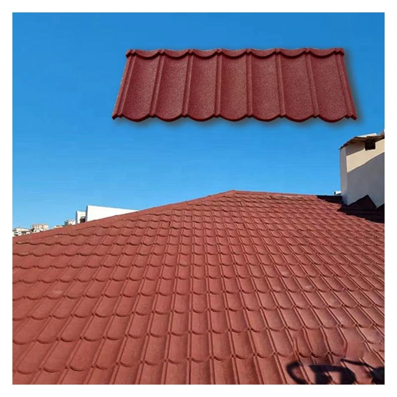 Shake Ghana Milano Colour Stone Coated Metal Roofing Tiles Roman Africa Dubai Aluminium Zinc