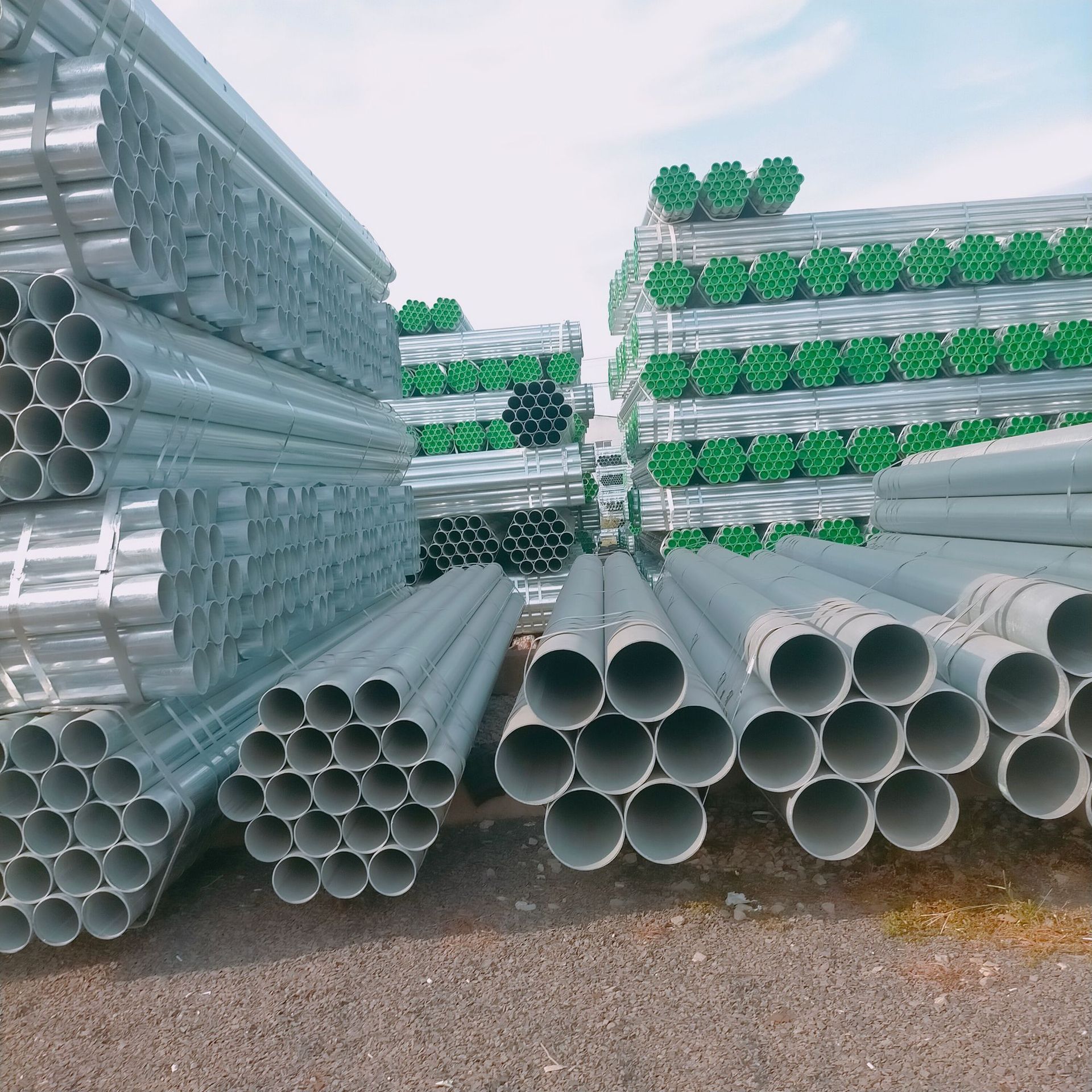 Prices of 6 Meter Large Diameter Hot Dipped Galvanized Steel Metal Round Culvert Pipe 12 Ft 2 Inches