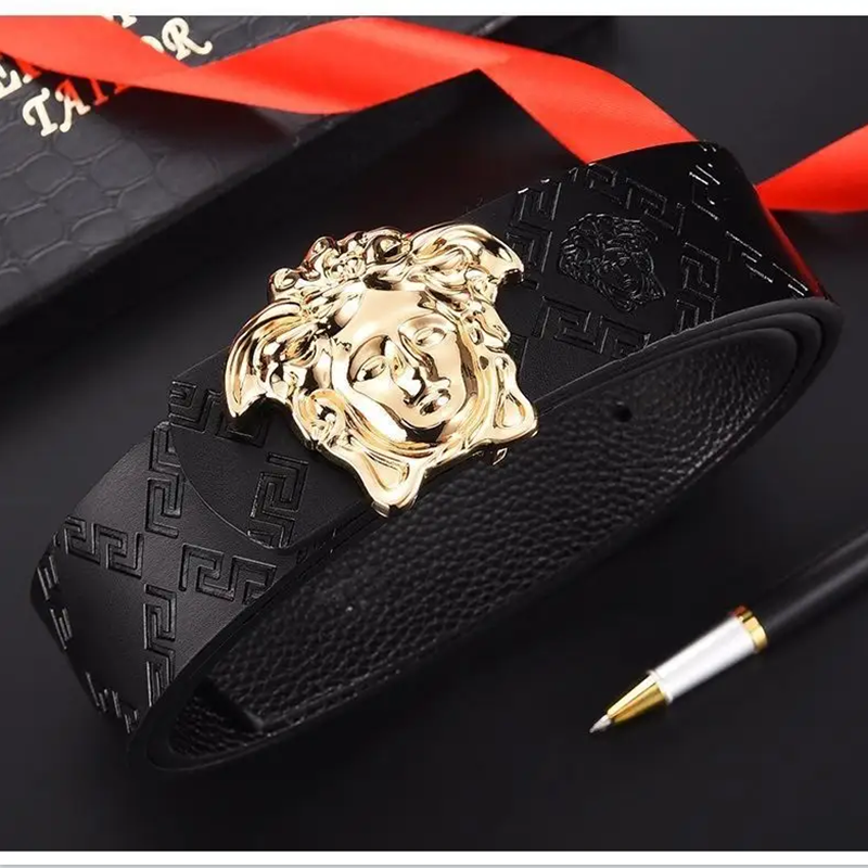 Fashion Design Top Luxury Quality Real leather Famous Branded Belt for Men