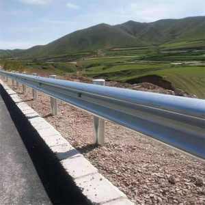 Traffic Safety Barrier W Beam Guard Rails Protecting Road Used Safety Steel Highway Guardrail