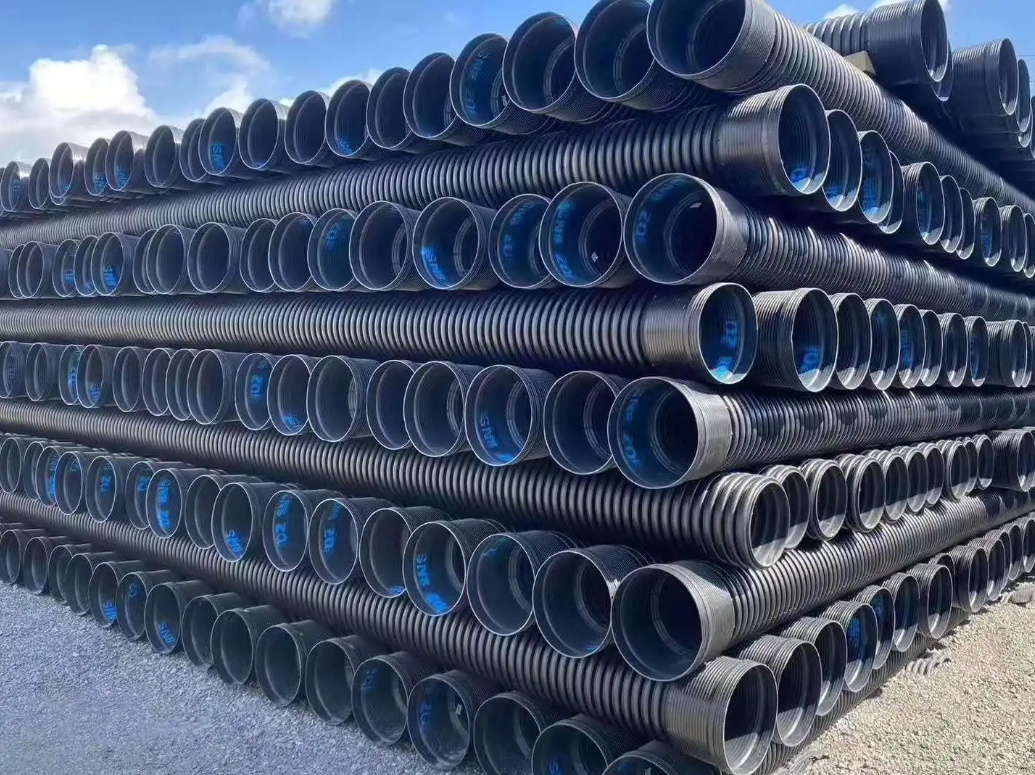 Price of SN4 SN8 SN16 Sewer Pipe SN 16 300 mm HDPE Drain Double Wall Spiral Culvert HDPE Pipe Manufacturer