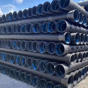 Price of SN4 SN8 SN16 Sewer Pipe SN 16 300 mm HDPE Drain Double Wall Spiral Culvert HDPE Pipe Manufacturer