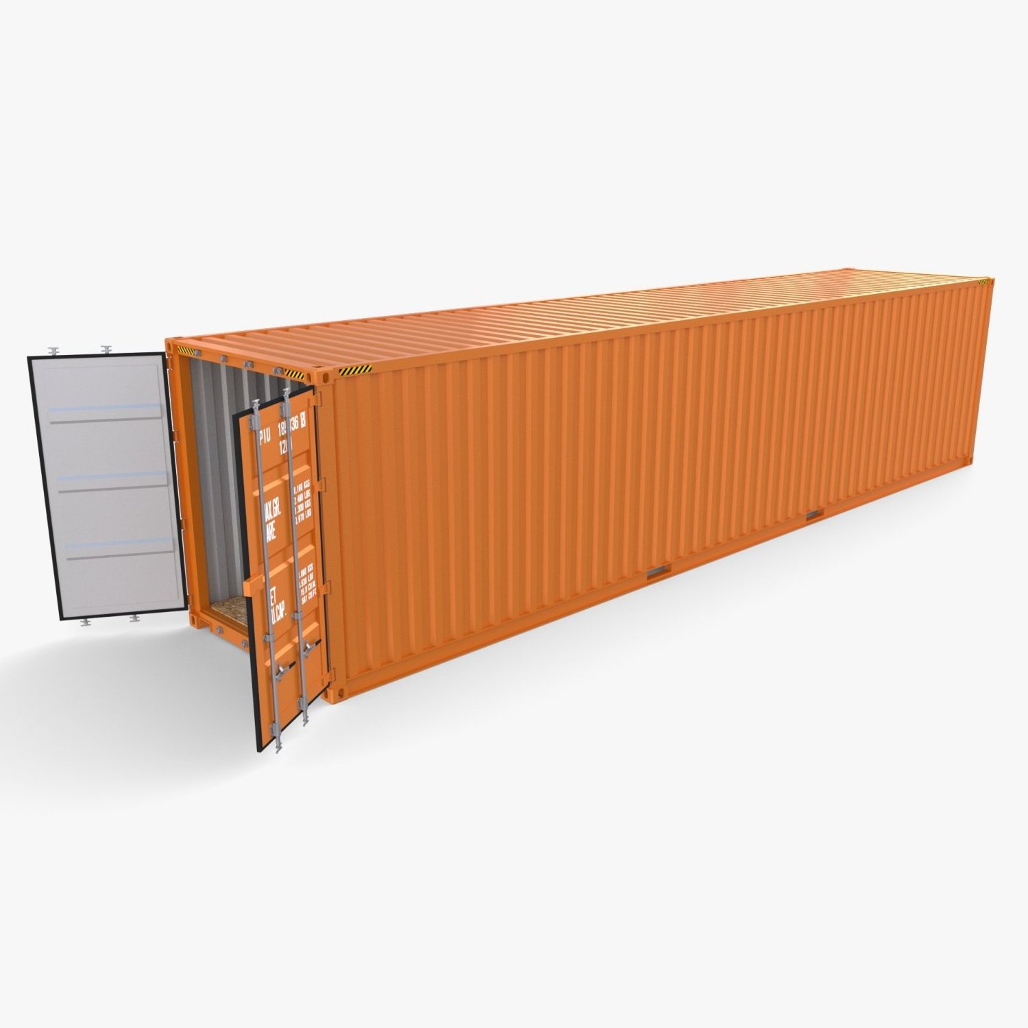 Used or Second Hand 80% new 40 foot high cube metal shipping container for sale