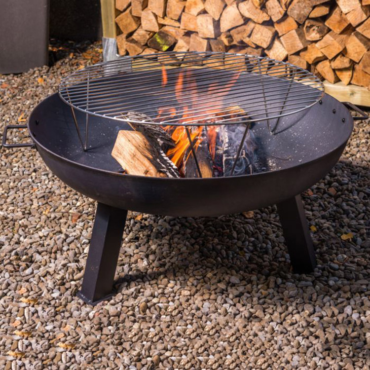 Corten Bbq Grill Metal Fire Pit For Party Decorative