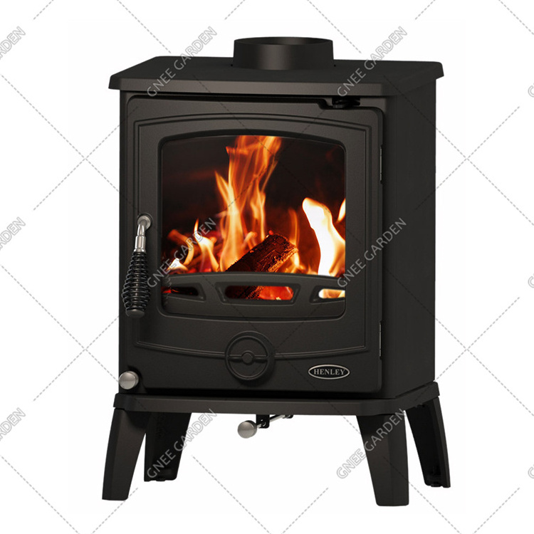 High temperature resistant paint iron wood burning stove wood fire place fireplace long wooden fireplace