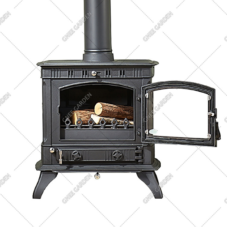 Double Door Wood Burning Stove Combustion Wood Heaters Smokeless Wood Burning Stove