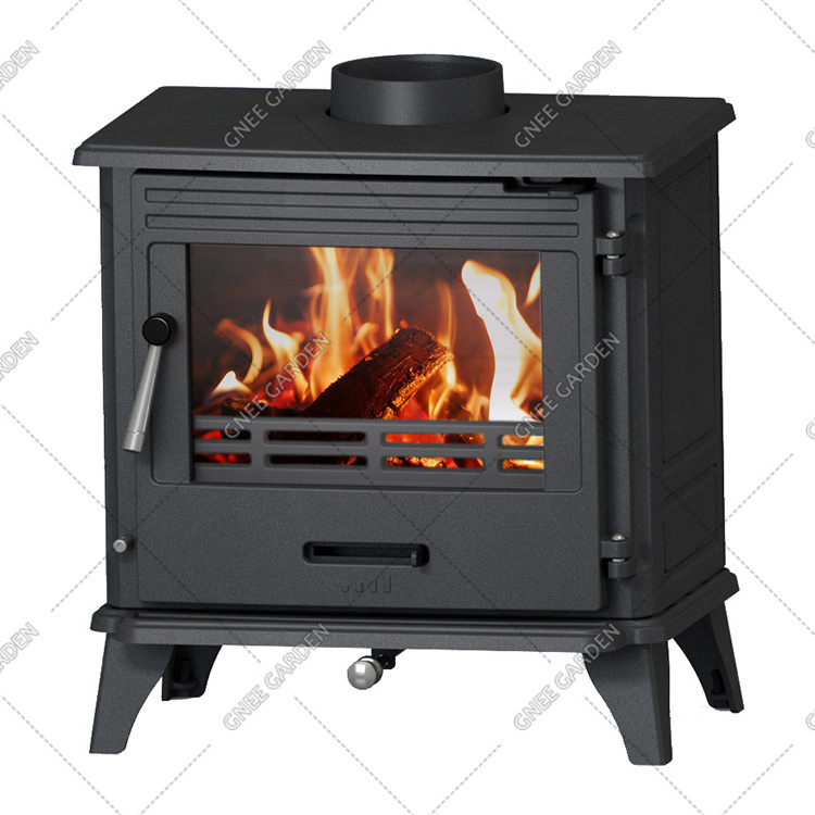 Indoor Wood Stove House Wood-burning Fireplace Cast Iron Stove Burners Smokeless Wood Stove