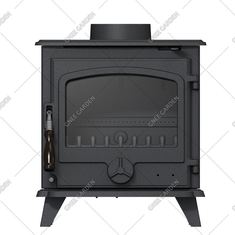 Classic Cast Iron Fireplace Double Door Wood Pellet Stove Burning Indoor Wood Burning Stove Cast Iron Stove