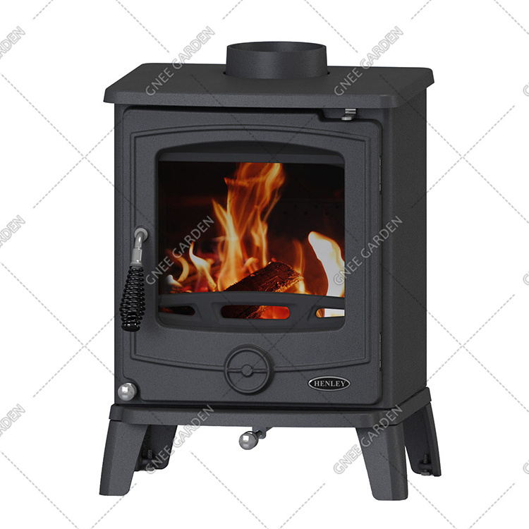 High temperature resistant paint iron wood burning stove wood fire place fireplace long wooden fireplace