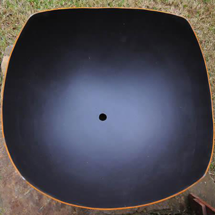 Corten Metal Patio Wood Burning Barbecue Fire Pit With Grill Bbq