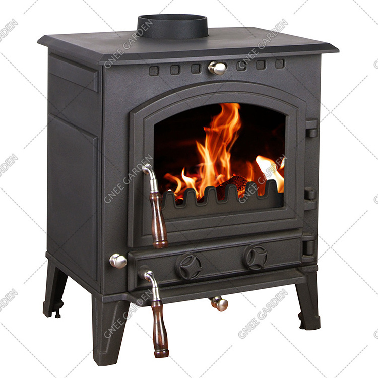 Indoor Home Heating-equipment Fireplace Inserts Wood Burning Stove Fireplace Gas Fireplace See Through Cast Iron Wood Stove