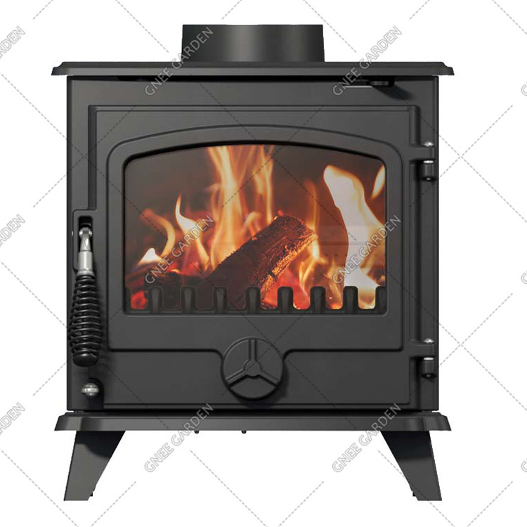 Classic Cast Iron Fireplace Double Door Wood Pellet Stove Burning Indoor Wood Burning Stove Cast Iron Stove