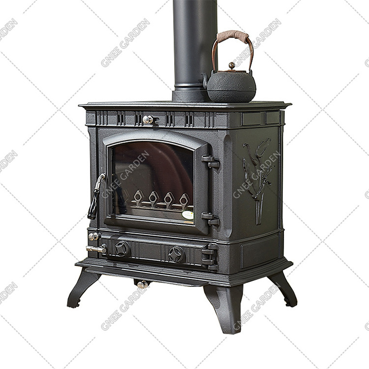 Heating-equipment Bio Fuel Wood Fireplace Indoor Wood Burning Fireplace Cast Iron Wood Stove China Industry