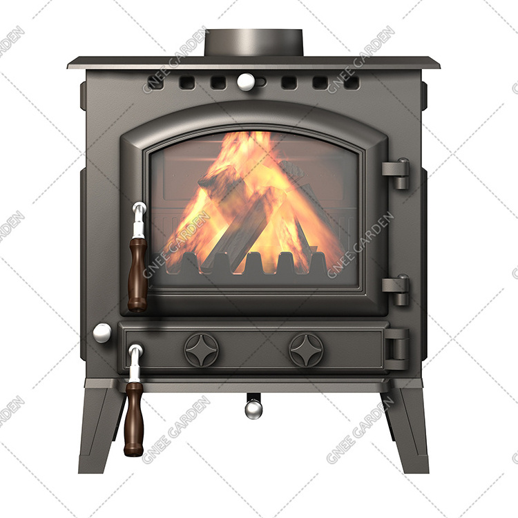 Indoor Home Heating-equipment Fireplace Inserts Wood Burning Stove Fireplace Gas Fireplace See Through Cast Iron Wood Stove