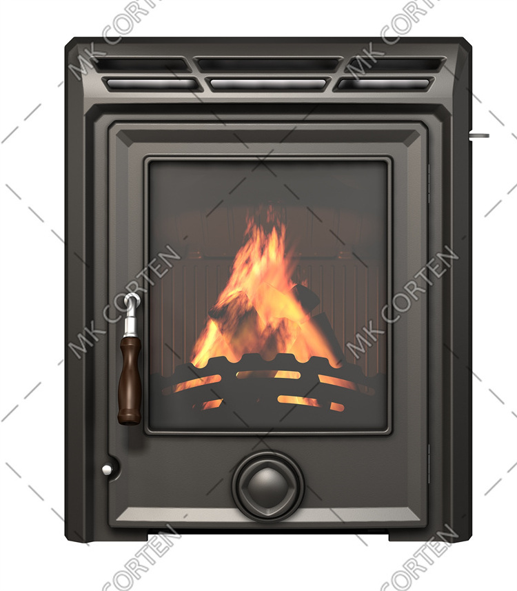 Sheet Metal Wood Stove Eco Design Indoor Wood Burning Stove Modern Steel Plate Wood Burning Stove