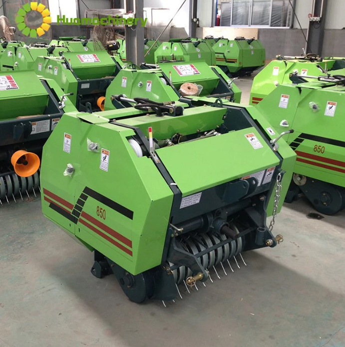 High Standard Automatic Mini Round Straw Hay Baler Straw Baling Machine Grass Baler Cheap price