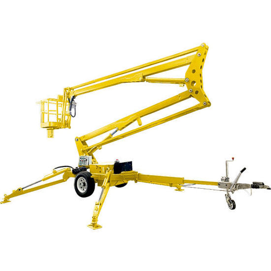 Hot sale 12m Hydraulic Lifter Machine Towable Cherry Picker Lift at cheap wholesale prices