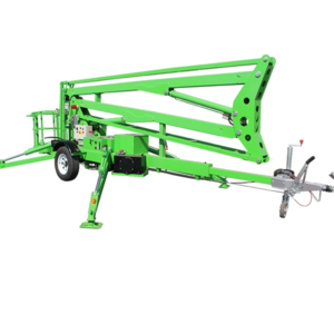 8m-22m aerial hydraulic construction work cherry picker electric boom lift telescopic towable cherry picker