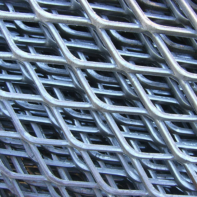 Factory Supply Building Material Stretch Expanded Mesh Galvanized Steel Diamond Rhombus Expanded Stretch Metal Mesh