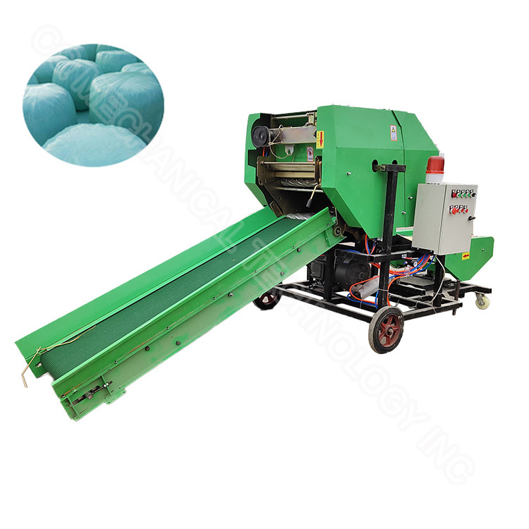 Mini press sale wheat square hay cutter and baler for 20hp tractor