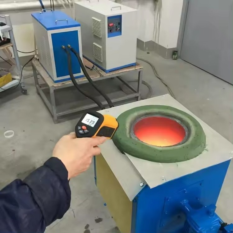 10kg 20kg 50kg iron scrap melting electric induction heating furnace for smelting steel copper brass aluminum