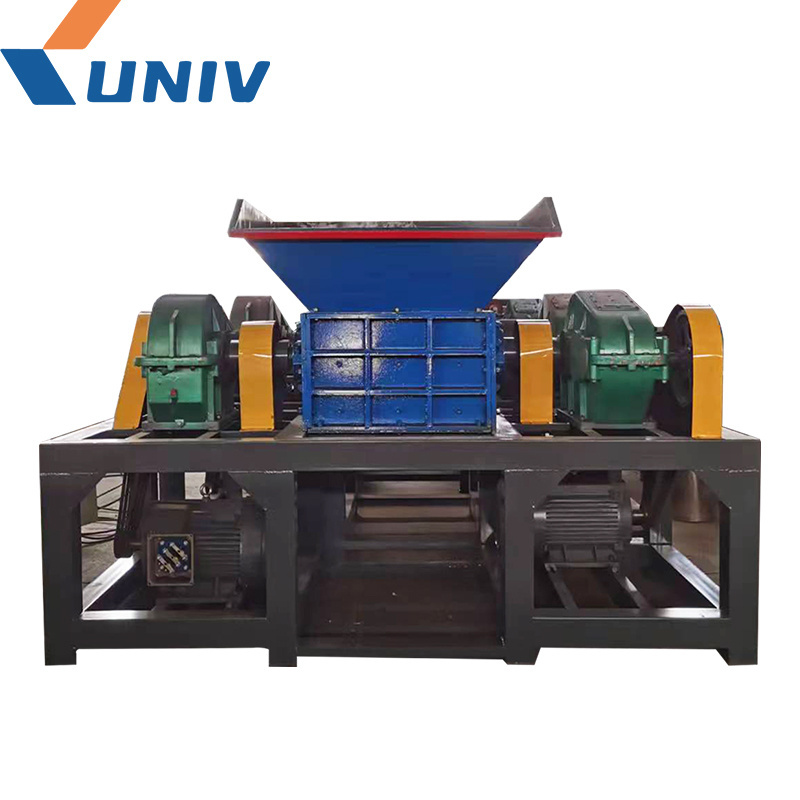 UNIV scrap car used tyre recycling equipment tire shredder rubber crusher trade tyre shredding machine for sale