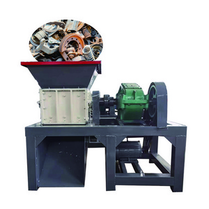 Factory Price Plastic/ wood / metal double shaft shredder Recycling heavy duty fiber crushing machine