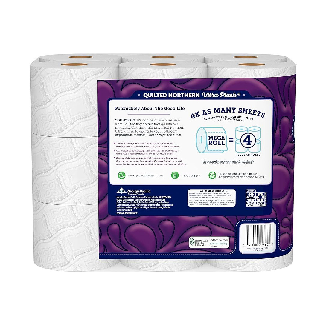 Wholesale Ultra Soft Toilet Paper 6 Mega Rolls Regular Rolls in bulk Plush from wholesalers