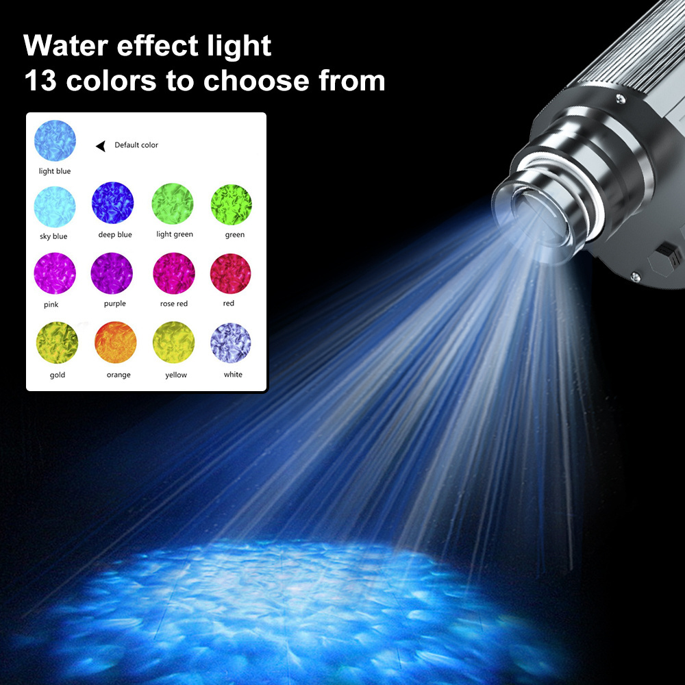 TMUT 600W Multicolor Ocean Waterwave/ripple Led Light Waterproof Gobo Projector Outdoor Waterproof Water Effect