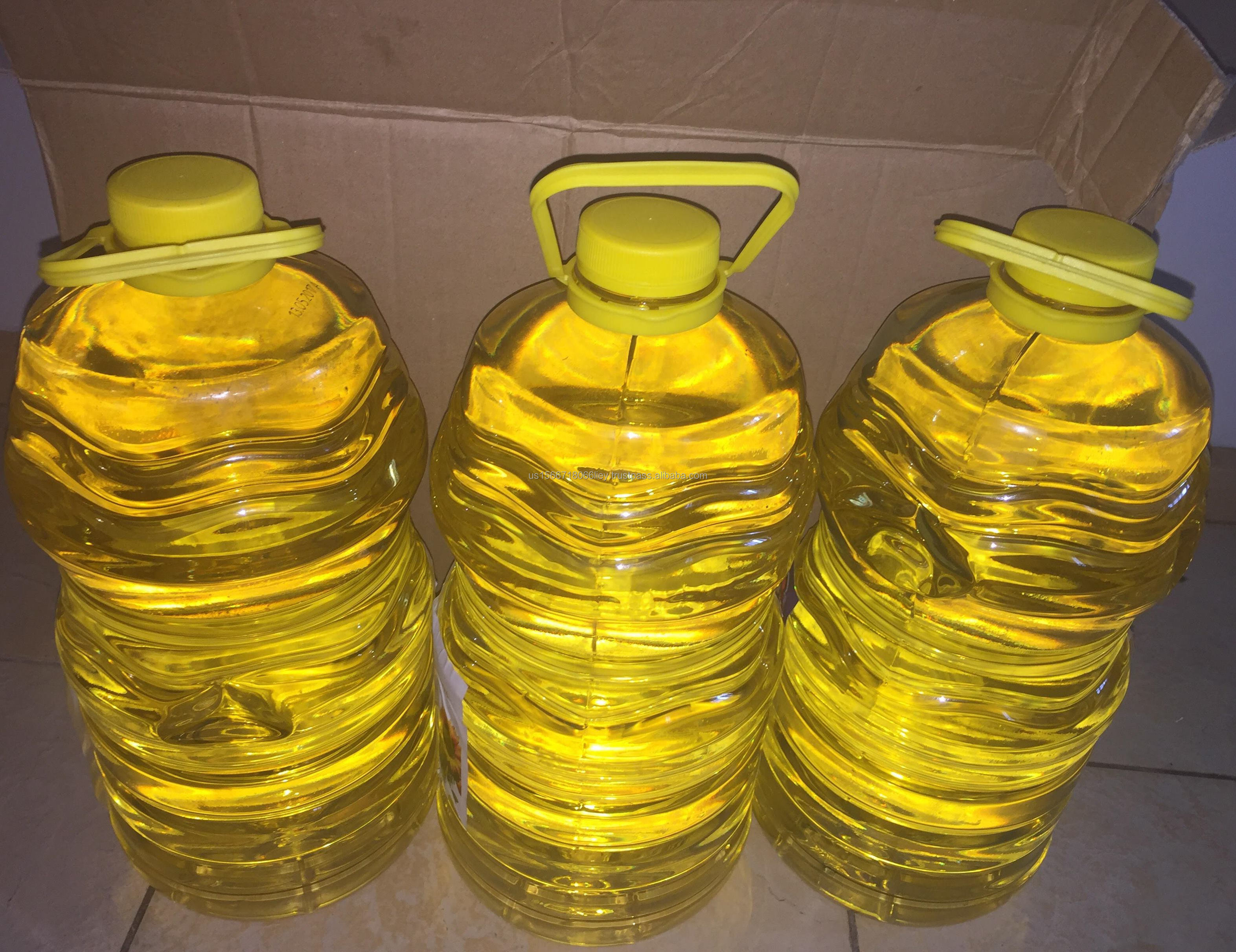 Organic Refined Corn Oil 1L for Cooking Packaged in Plastic Bottle