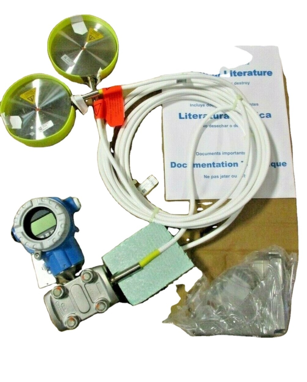 Endress+Hauser FMD78  differential pressure  transmitter with two diaphragm seals