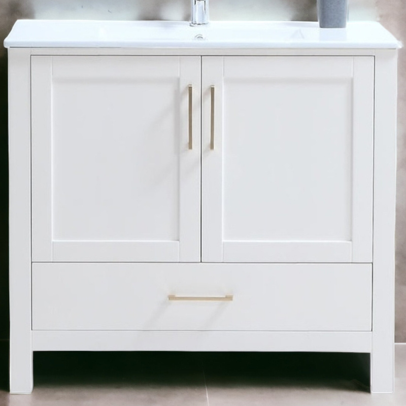 Plastic bathroom cabinet curved with great price