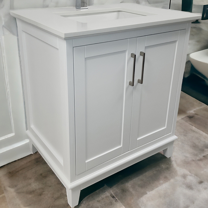 Plastic bathroom cabinet curved with great price