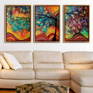 Modern living room colored decorative painting, sofa background wall hanging painting suitable for hotels and apartments