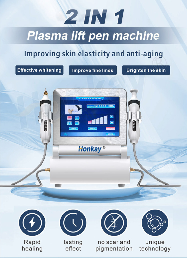 Korea professional cold Jet Plasma lift Pen Eyelift Fibroblast Skin Rejuvenation Ozone Plasma Needles Machine