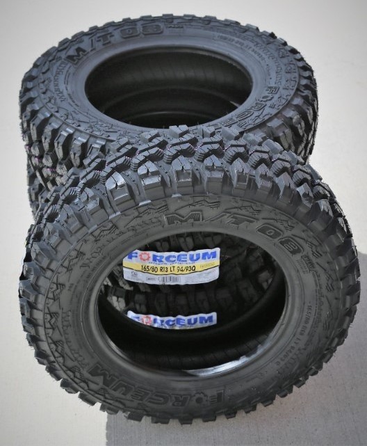 2024 Best Offer For Set of 4 Tires Forceum M/T 08 Plus LT 165/80R13 Load D 8 Ply MT Mud Old & New In Stock