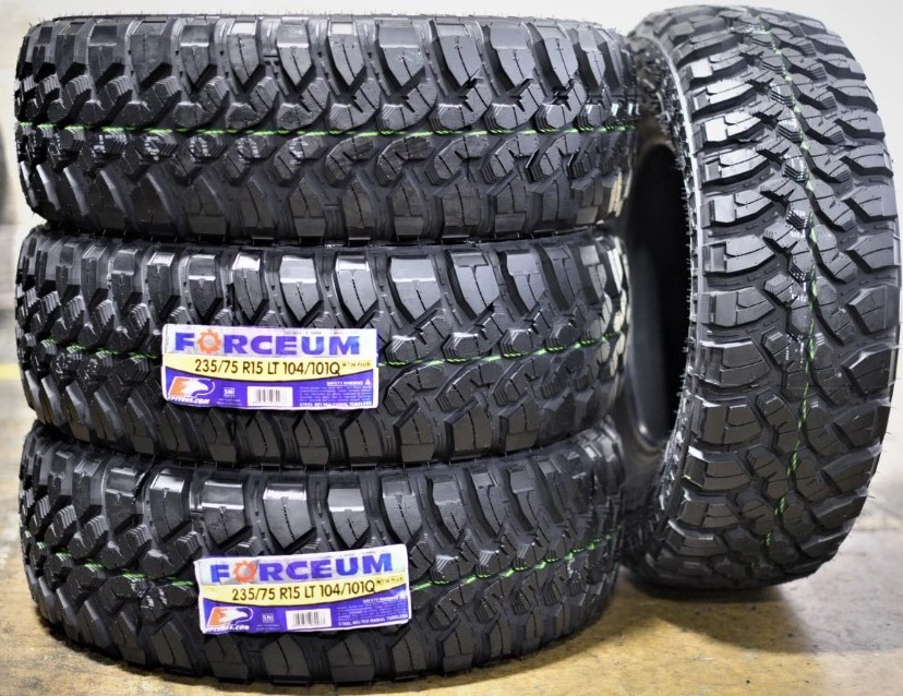 Newly Stocked Offer For Set of 4 Forceum M/t 08 Plus Mud Lt235/75r15 Tires New & Used Tires Top Quality