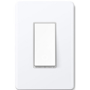 TPLink Tapo Smart Light Switch, Single Pole, No Hub Required, White (Tapo S500)