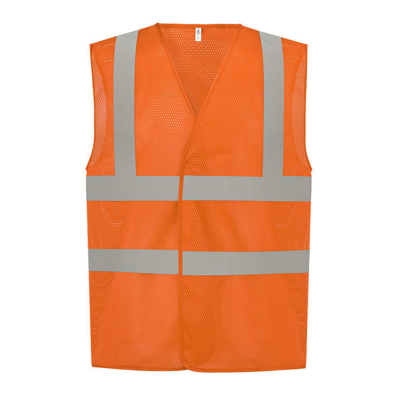 High Visibility Hi vis Multi-pocket Cloth Work Security Road Traffic Riding Reflector Jacket Reflective Safety Vest With Logo