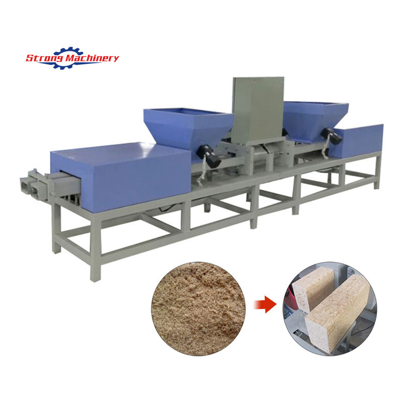 Automatic Wood Sawdust Block Press Machine Sawdust Wood Pallet Compressed Hot Press Machine