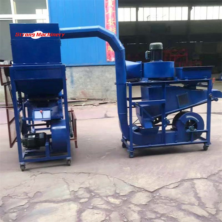 groundnut husker thresher peanut hull removing shelling machine