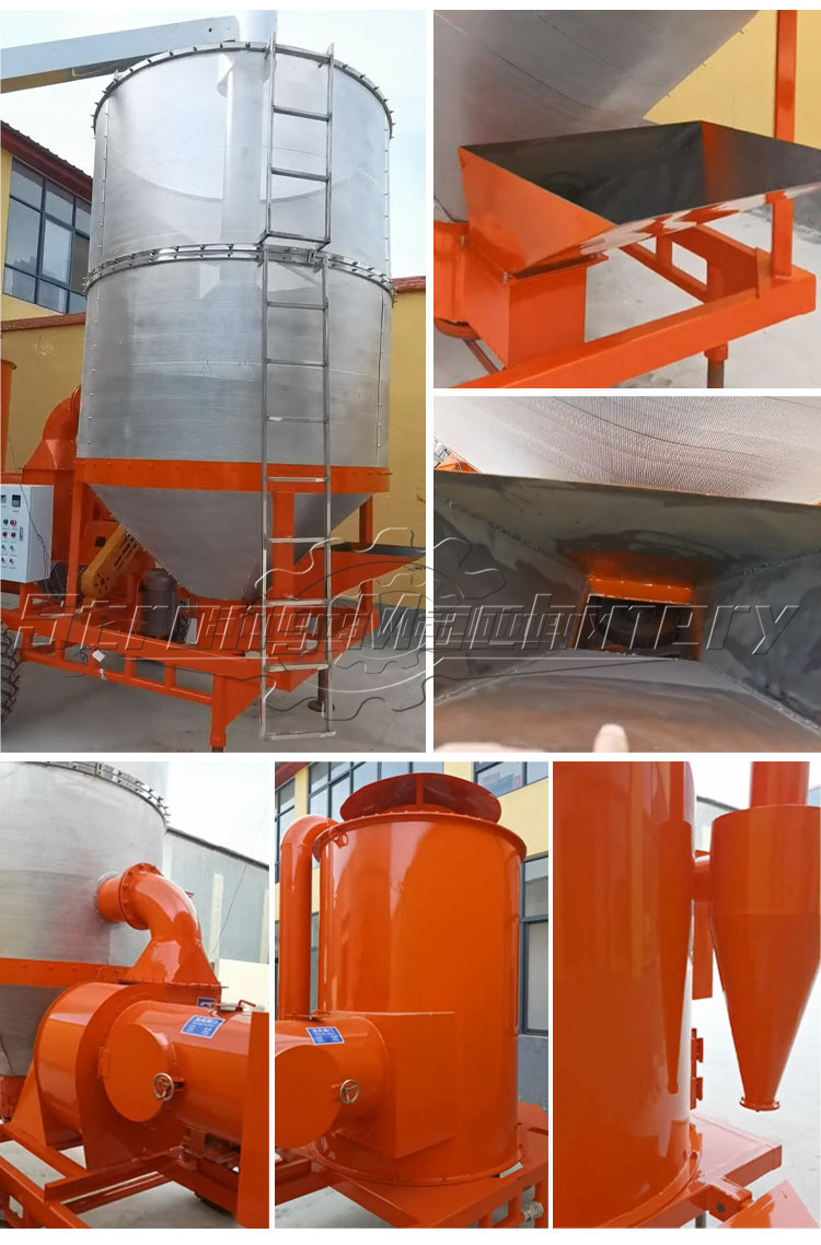 Rice dryer machine paddy drying 5ton small maize dryer machine corn drying machine