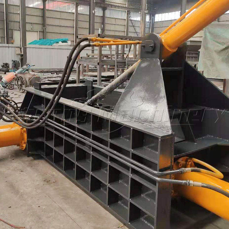 China Machine Baler Automatic Scrap Metal Balers Plastic Metal Aluminium Can Baling With Cheap Price