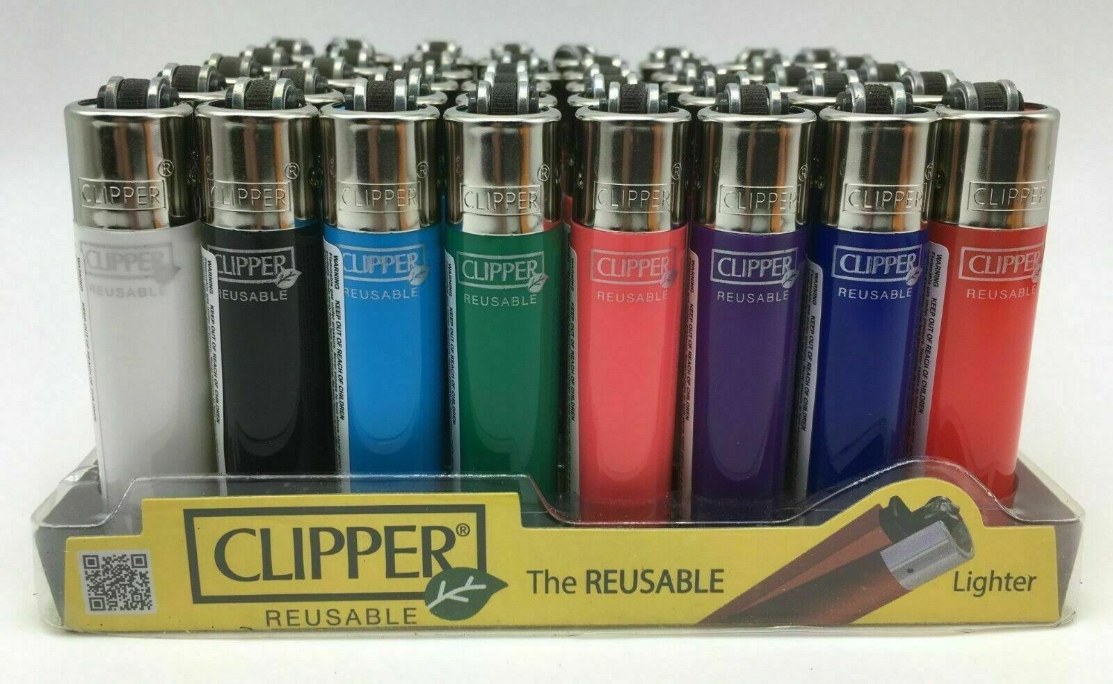 Clipper Tube Lighter Long Refillable Gas BBQ Candles Oven Cookers Camping Fire