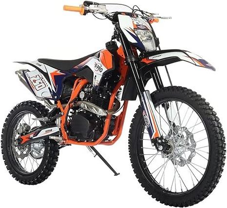 Hot Newly Sealed in Box 250cc Dirt Bike with LED Light Pit Bike Gas Dirt Bikes Ready for Worldwide Delivery