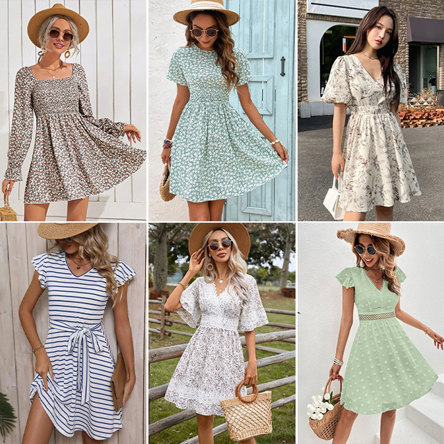 wholesale women dress bale mixes clothes bulk assorted brand new casual dress used clothes women apparel stock clothing