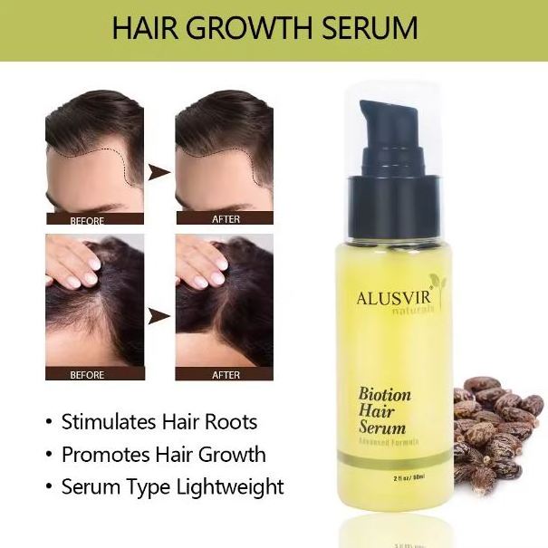 Biotin Hair Growth Serum Hair Care Products Grow Fast Healthy Strong Hair Loss Treatment For Men And Women