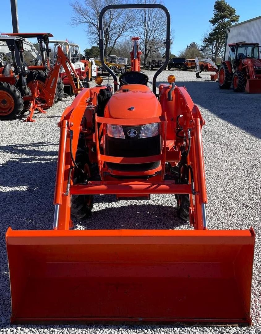 Kubota L2501 Tractor With Front Loader And Backhoe / Small Kubota 25HP Farm Tractor