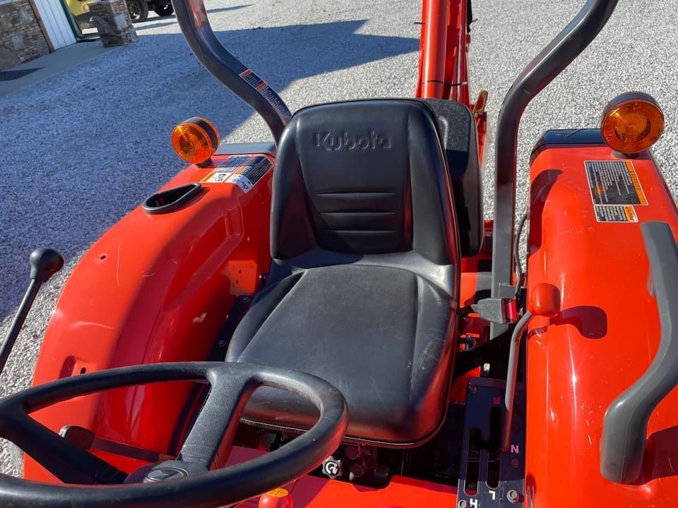 Kubota L2501 Tractor With Front Loader And Backhoe / Small Kubota 25HP Farm Tractor